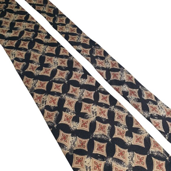 GAP Men’s Silk Tie Vintage Designer Casual Office Dad Gift Tiny Snag Yuppie Core - Picture 2 of 5